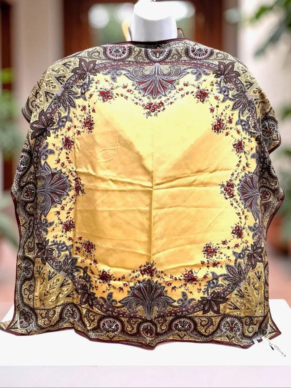 Christian Dior   silk Satin  Scarf 32